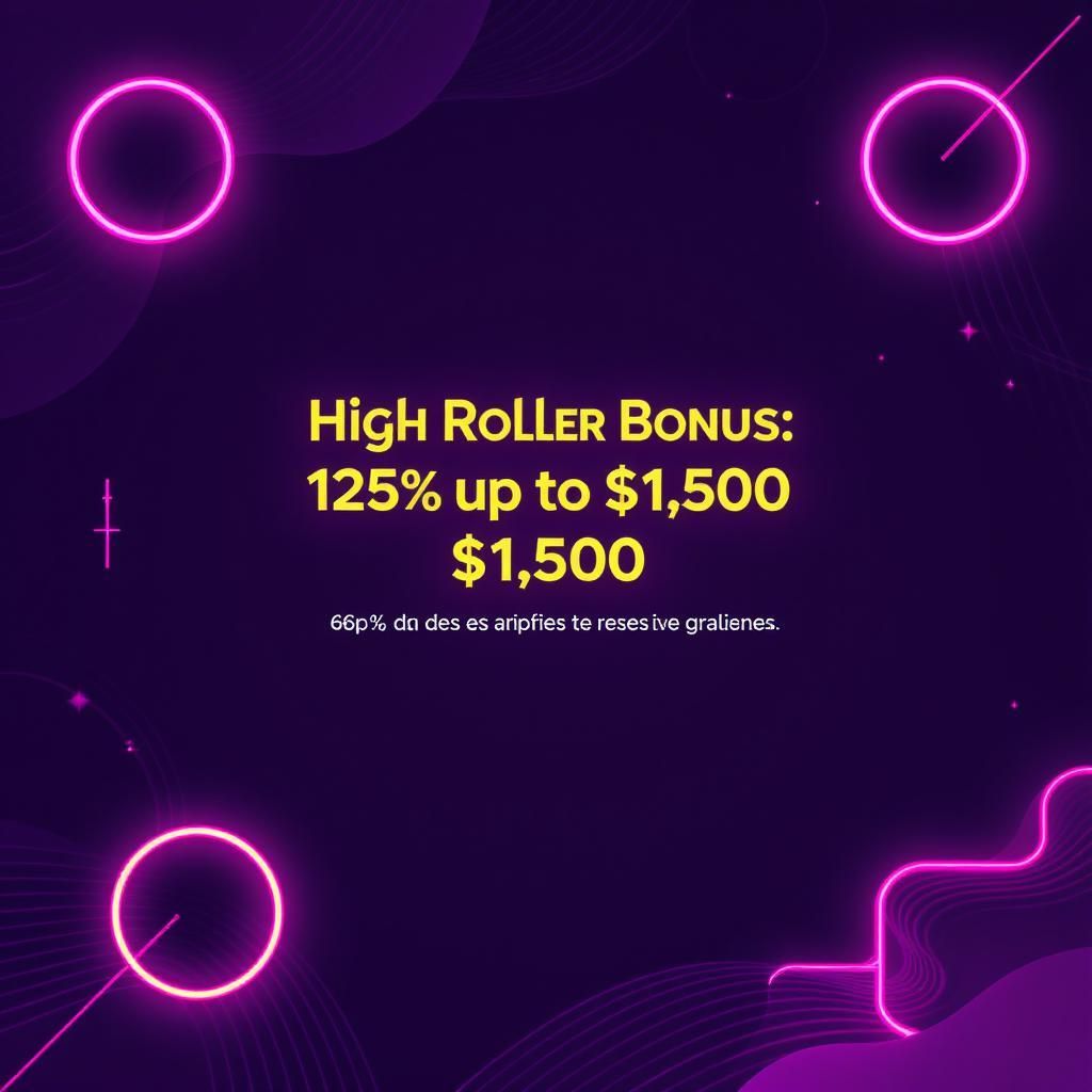High Roller Bonus: 125% up to $1,500
