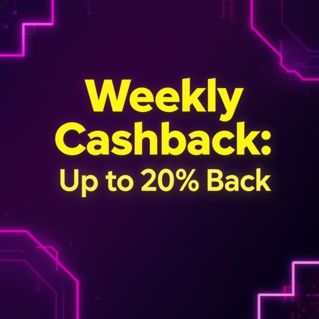 Weekly Cashback: Up to 20% Back